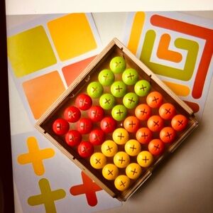 Colorful Wooden Peg Puzzle from Lovery PlaySet